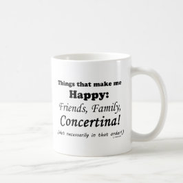 Concertina macht mich glücklich kaffeetasse