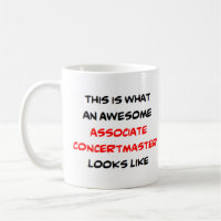 concertmaster associé, énorme tasse de café