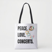 CONCERTS PAIX LOVE CANVAS SAC FOURRE-TOUT