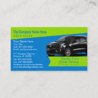 Concessionnaire automobile - Carte de visite assoc