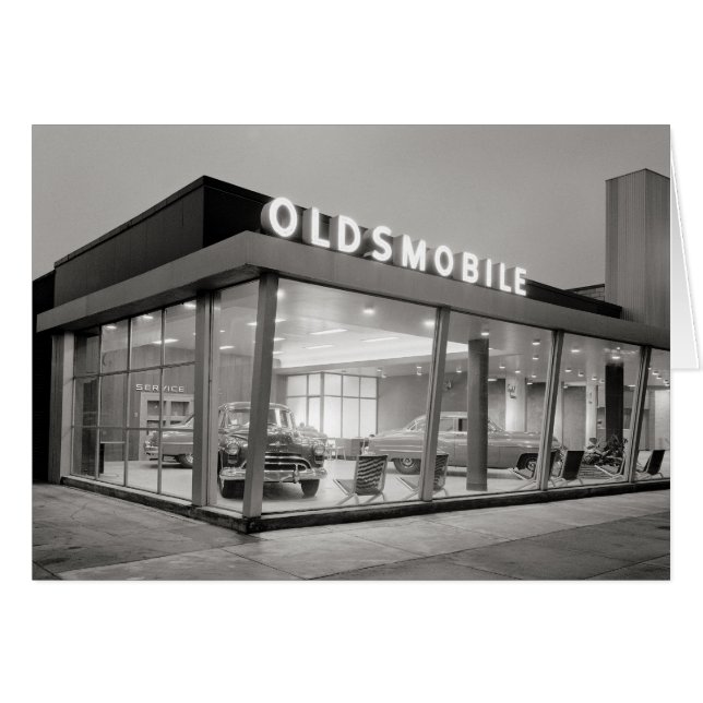 Concessionnaire automobile du milieu du siècle, 19 (Devant horizontal)