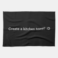 Concevez une serviette de cuisine noire