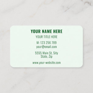 Concevez vos propres couleurs personnalisées Carte