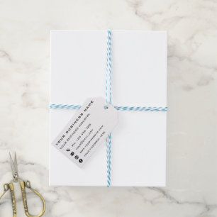 Concevez vos propres étiquettes de cadeaux d'entre