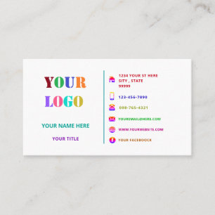 Concevez vos propres polices et couleurs Cartes de