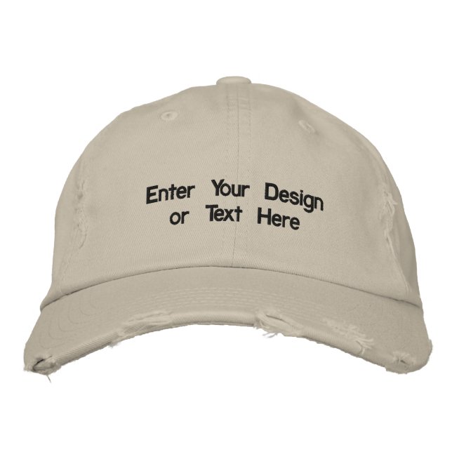 Concevez votre Casquette brodé (Devant)