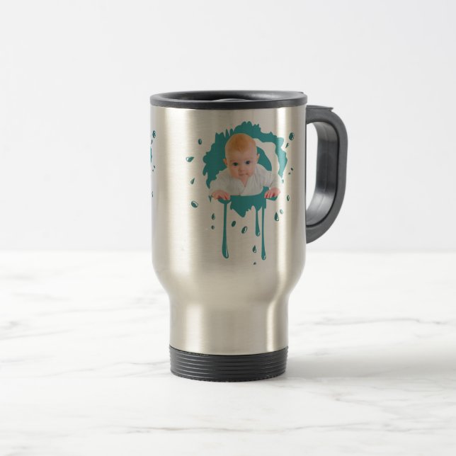 Concevez votre propre bébé Photo Mug (Devant droit)