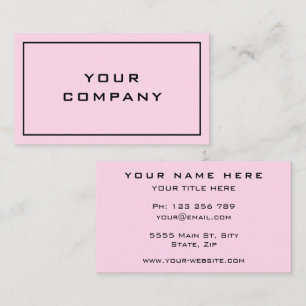 Concevez votre propre couleur Carte de visite prom