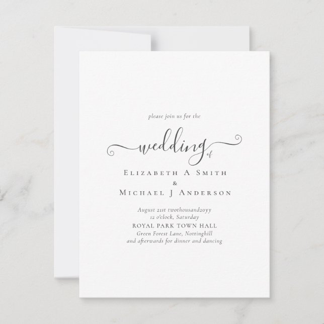 Concevez votre propre Faire-part de mariage Ajoute (Devant)