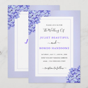 Concevez votre propre Faire-part de mariage violet