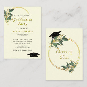 Concevez votre propre invitation de graduation d'o