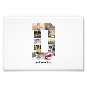 Concevez votre propre lettre D photo Collage