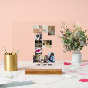 Concevez votre propre lettre E photo Collage