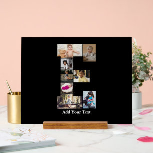 Concevez votre propre lettre E photo Collage