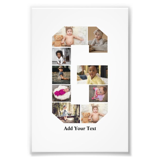 Concevez votre propre lettre G photo Collage (Devant)