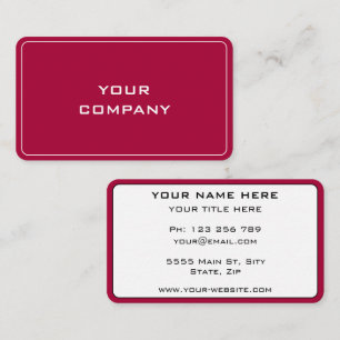 Concevez votre propre modèle de carte de visite pr