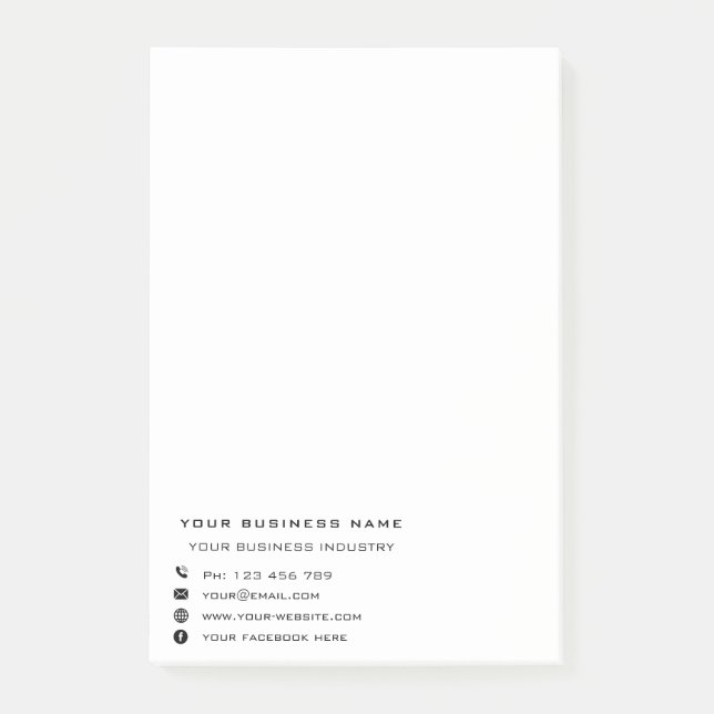 Concevez votre propre Modèle de notes post-it® pou (Devant)