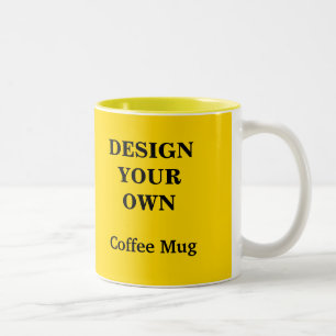Concevez votre propre Mug - Jaune