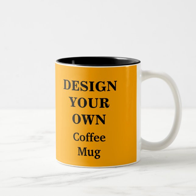 Concevez votre propre Mug - Orange (Droit)