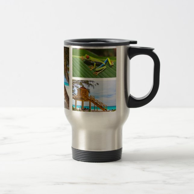 Concevez votre propre photo Collage de café Mug (Droit)