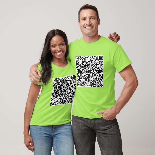 Concevez votre propre QR Code personnalisé T-Shirt (Unisexe)
