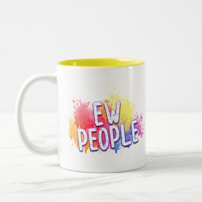 Concevez votre propre : -) tasse à café à deux ton (Gauche)