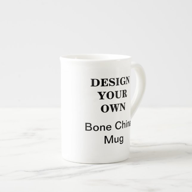Concevez votre propre tasse de porcelaine tendre - (Devant droit)