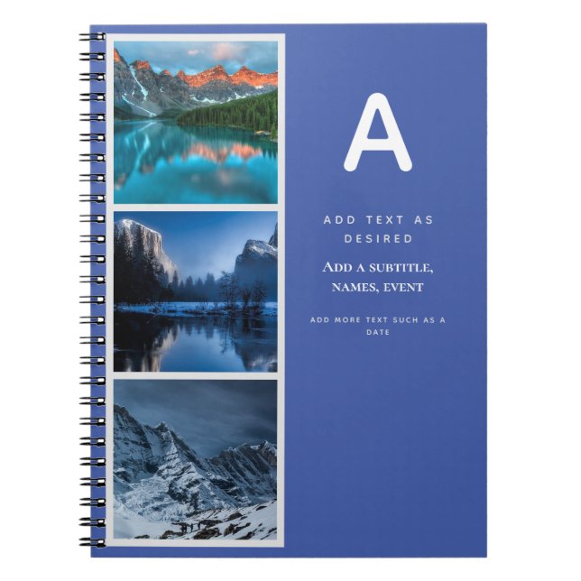 Concevoir son propre cadeau de journal avec photos (Devant)