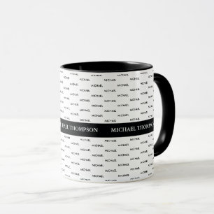 concevoir votre propre cool moderne noir. tasse av