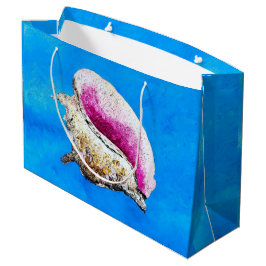 Conch Muschel Gift Bag Große Geschenktüte