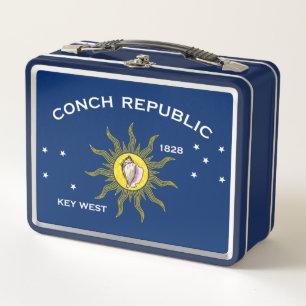 Conch Republic Flag Metall Brotdose