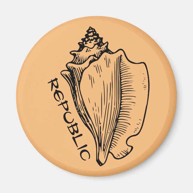 Conch Republic Magnet (Vorne)