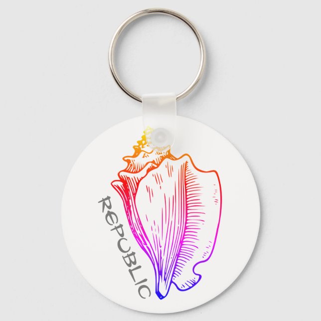 Conch Republic Schlüsselanhänger (Vorderseite)