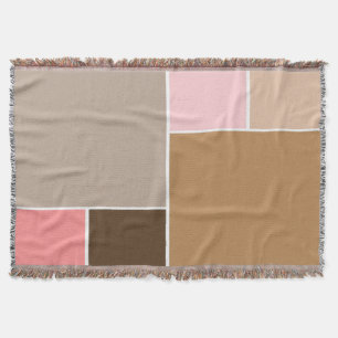 Conch Seashell Color Blocks Decke