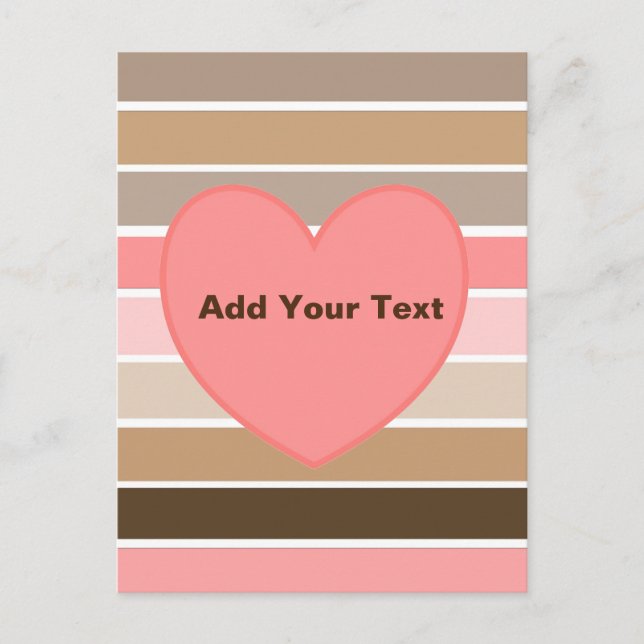 Conch Seashell Colors Postkarte (Vorderseite)