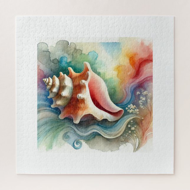 Conch Shell 160724AREF203 - Watercolor (Vertikal)