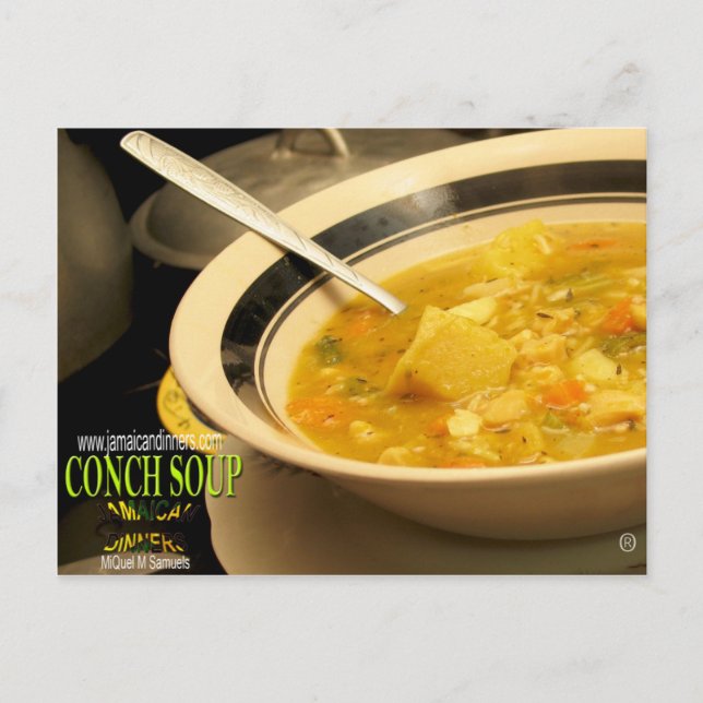 Conch Soup Postkarte (Vorderseite)