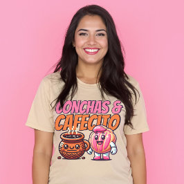 Conchas & Cafecito Spanischer Kaffee Pan Dulce T-Shirt