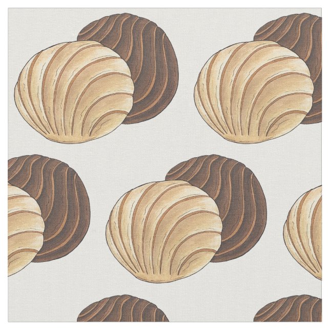 Conchas Mexican Pan Dulce Sweet Bread Panadería Stoff (Nahaufnahme)