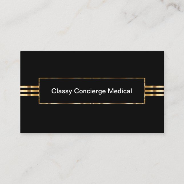 Concierge Classé Cartes de visite Médicales (Devant)