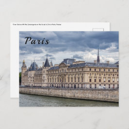 Conciergerie auf der Ile de la Cite in Paris Postkarte