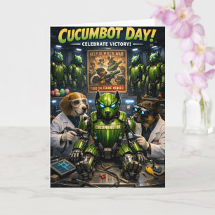 Concombre, concombre plus tard, carte de fin d'étu