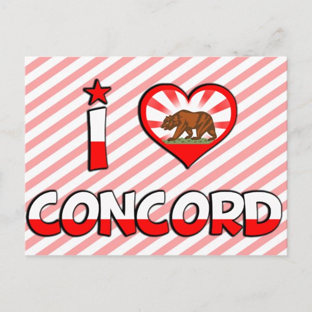 Concord, CA Postkarte (Vorderseite)