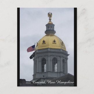 Concord, New Hampshire Post Card Postkarte