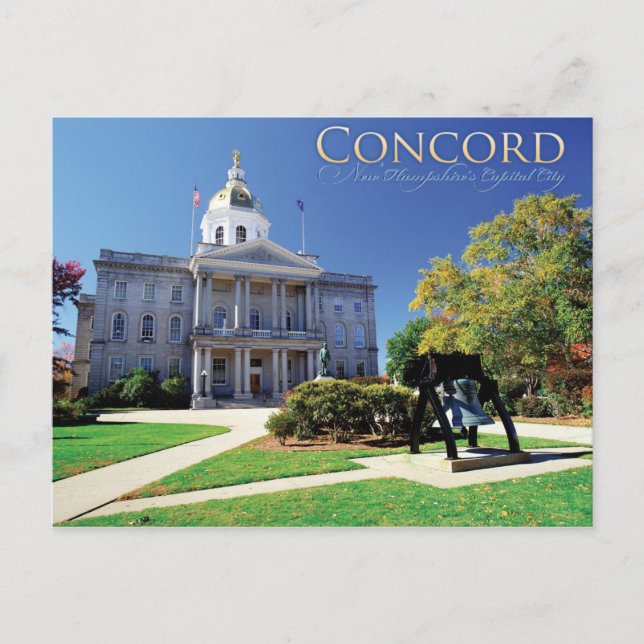 Concord, New Hampshire Postkarte (Vorderseite)