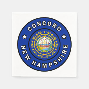 Concord New Hampshire Serviette
