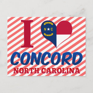 Concord, North Carolina Postkarte