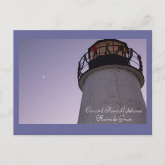 Concord Point Lighthouse, Havre de Grace Postcard Postkarte