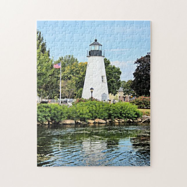 Concord Point Lighthouse, Maryland Jigsaw Puzzle (Vertikal)