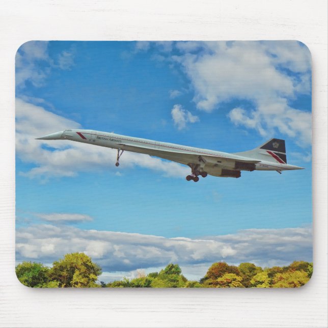 Concorde auf Schlüssen Mousepad (Vorne)